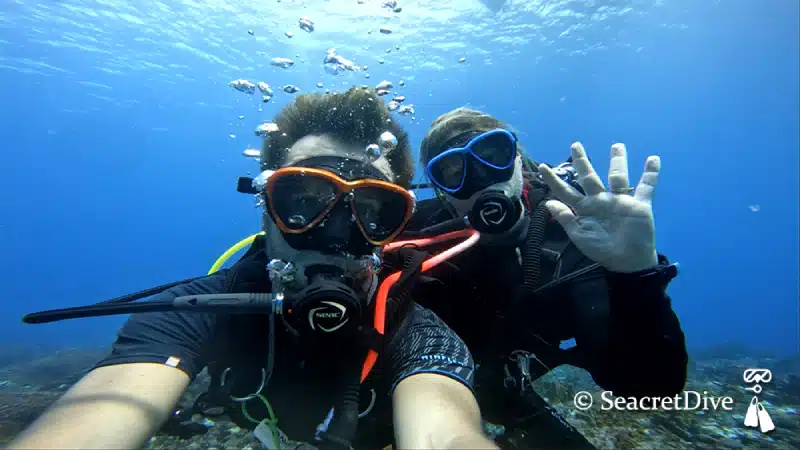 Sophie et Renaud, un binôme aussi sous l'eau