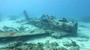 Epave avion port-louis guadeloupe plongée